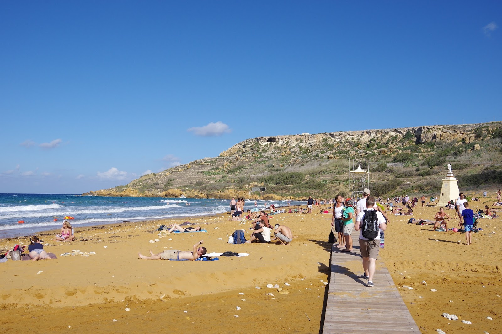 Zdjęcie Plaża Ramla poparte klifami