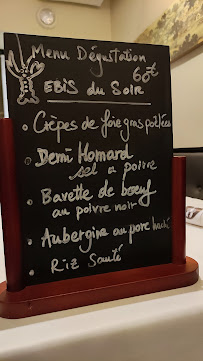 Restaurant de cuisine fusion asiatique Ebis à Paris - menu / carte
