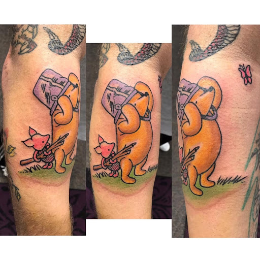 Explore back tattoos ideas guys, creative tattoo ideas in Barberton, available at Magic City Tattoo Company