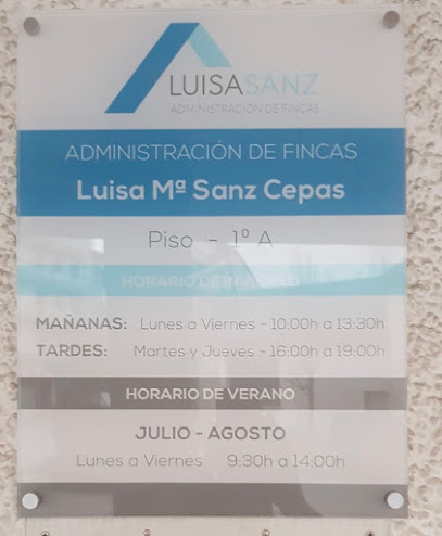 Luisa Sanz administración de fincas
