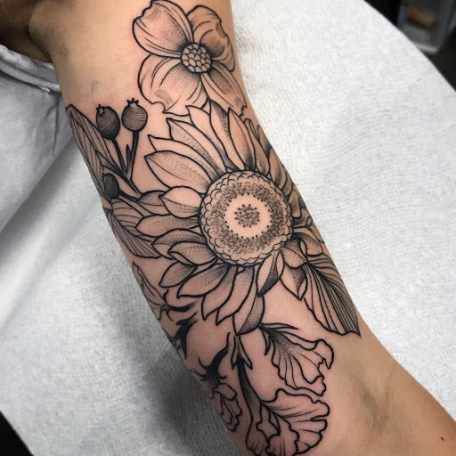 Explore cool anime tattoo ideas, creative tattoo ideas in Danvers, available at Rivers To Roads Tattoo Shop