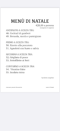 Ristorante Pizzeria Entremetier à Turin menu