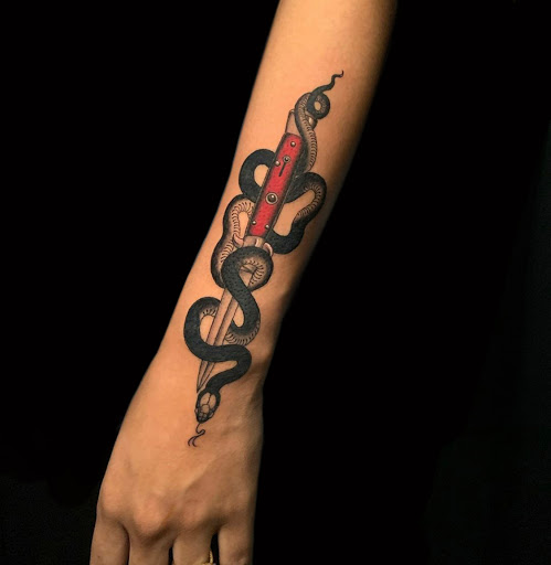 Explore green day tattoo ideas, creative tattoo ideas in Fremont, available at Inkies Tattoo Studio