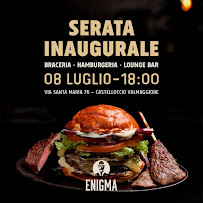 Menu / carte de ENIGMA à Castelluccio Valmaggiore