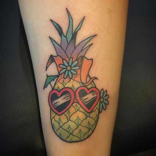 Explore simple beach tattoo ideas, creative tattoo ideas in San Diego, available at Sideshow Tattoo and Piercing