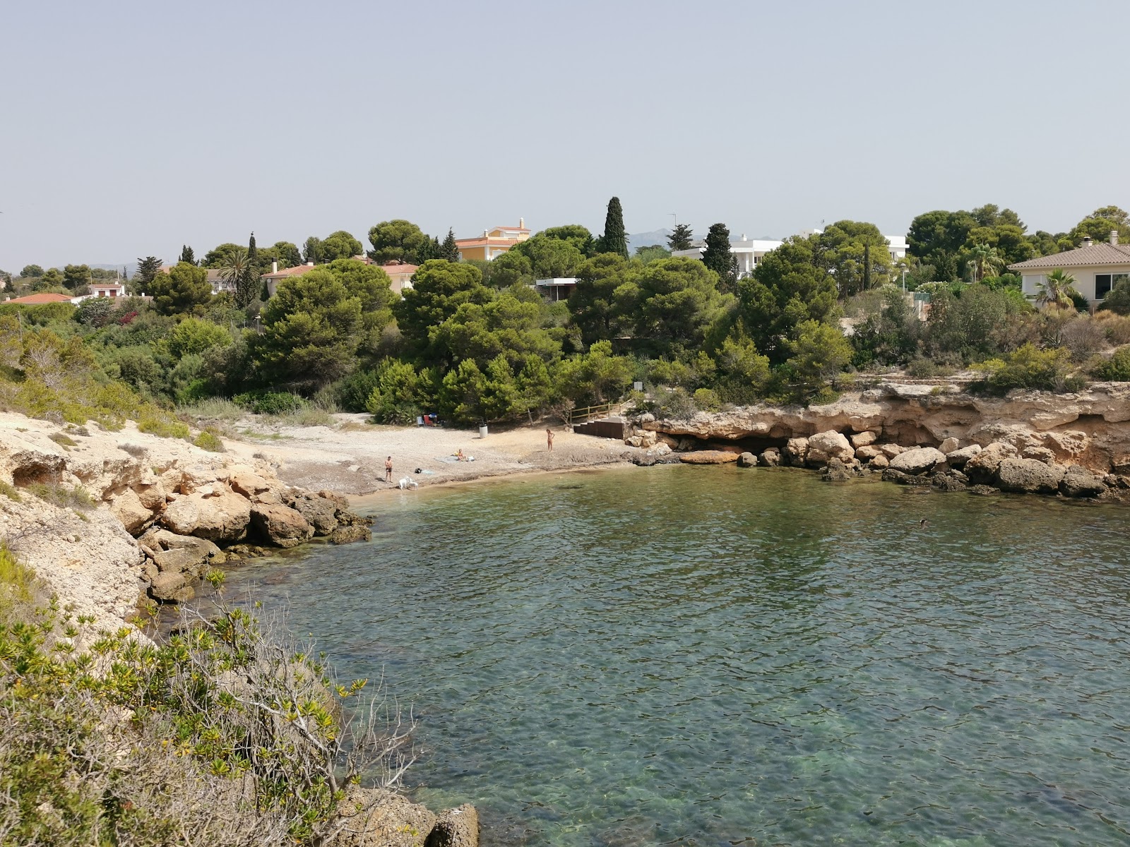 Foto van Cala Bon Caponet met kleine baai