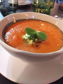 Soupe de tomate du Restaurant gastronomique Restaurant Les Sens à Puylaroque - n°8