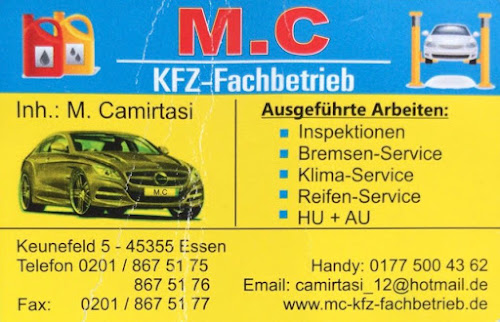 M. Camirtasi, M.C KFZ-Fachbetrieb à Essen