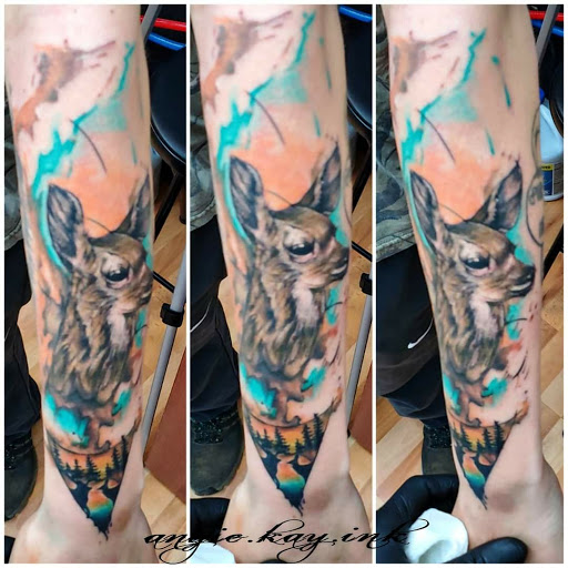 Explore stupid tattoo ideas, creative tattoo ideas in Casper, available at Luna & Lotus Amethyst Ink Angie Kay