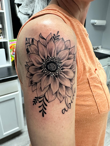 Explore boba fett tattoo ideas, creative tattoo ideas in Wake Forest, available at Revelation Ink Tattoo and Piercing