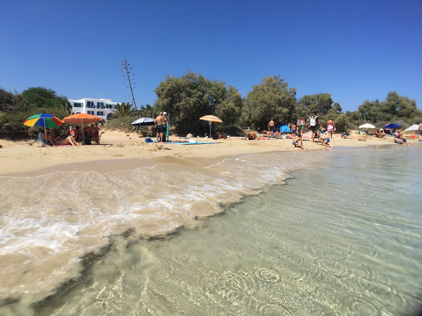 Paralia Charokopou'in fotoğrafı - rahatlamayı sevenler arasında popüler bir yer