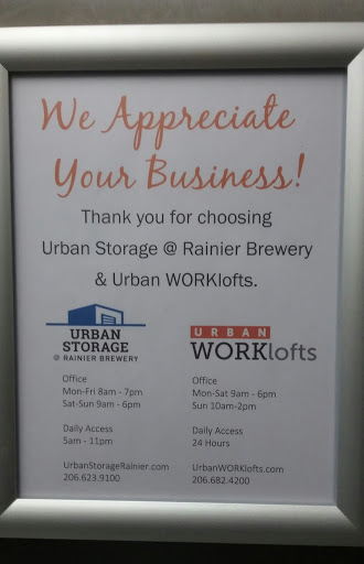 Self-Storage Facility «Urban Storage @ Rainier Brewery», reviews and photos, 918 S Horton St, Seattle, WA 98134, USA