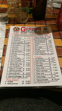 Marco Amoriello Guappo Pizzeria à Moiano menu