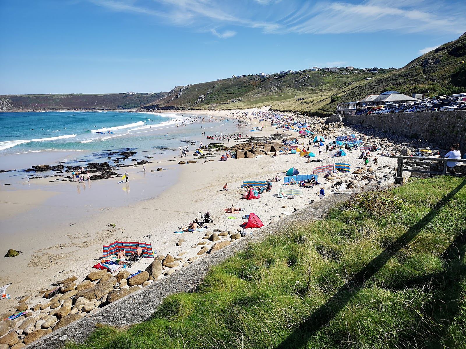 Photo of Sennen Beach with bright sand surface