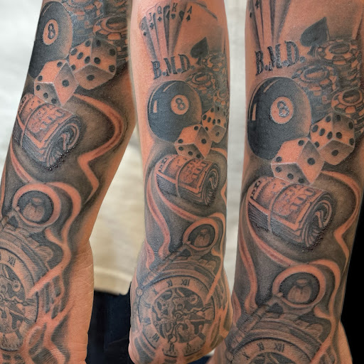 Explore anthony bourdain tattoo ideas, creative tattoo ideas in Milwaukee, available at West Allis Tattoo & Gallery Tattoo Shop Milwaukee