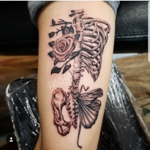 Explore elephant tattoo ideas for females, creative tattoo ideas in Houston, available at RS3 Studios