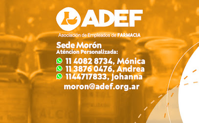 ADEF (Morón, GBA) | Asociación de Empleados de Farmacias