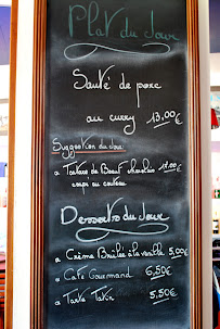 Coté Remblai à Les Sables-d'Olonne menu