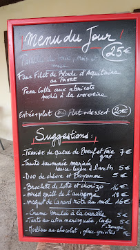 Restaurant français Auberge du Lavoir à Garrosse (le menu)