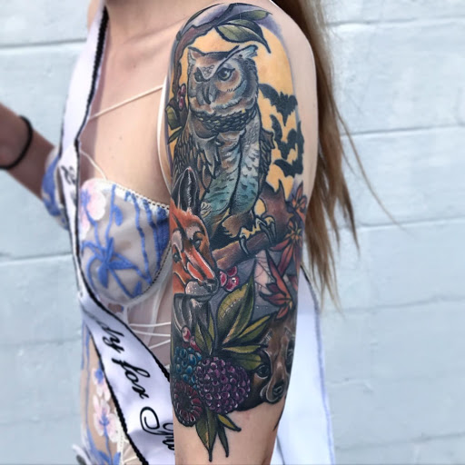 Explore country tattoo ideas for females, creative tattoo ideas in Edgewood, available at Evolved Body Arts