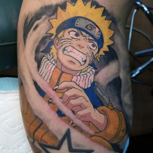 Explore gangster tattoo ideas for men, creative tattoo ideas in Puyallup, available at The Tattoo Shop