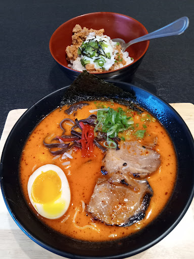 Lunch Special combo A + C Spicy Red Ramen and Spicy Ground Pork mini bowl $15.50