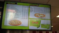 Carte du Pizza One vitry sur seine à Vitry-sur-Seine
