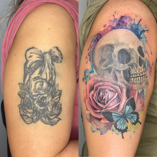 Explore simple unicorn tattoo ideas, creative tattoo ideas in Loganville, available at Blue Siren Tattoos
