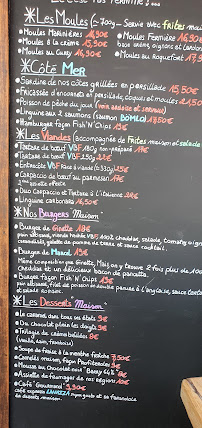 Menu / carte de Café Jules à Le Pouliguen