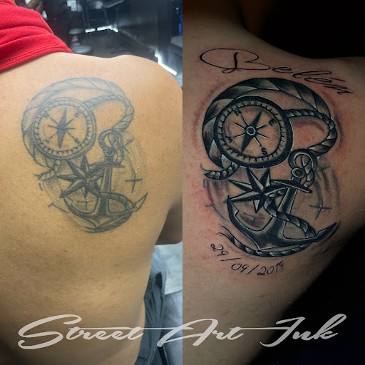 Find between the breast tattoo ideas for your next unique tattoo in Trenton at Street Art Ink