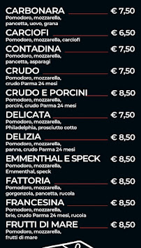 Menu du Pizzeria Amalfitana à Cellatica