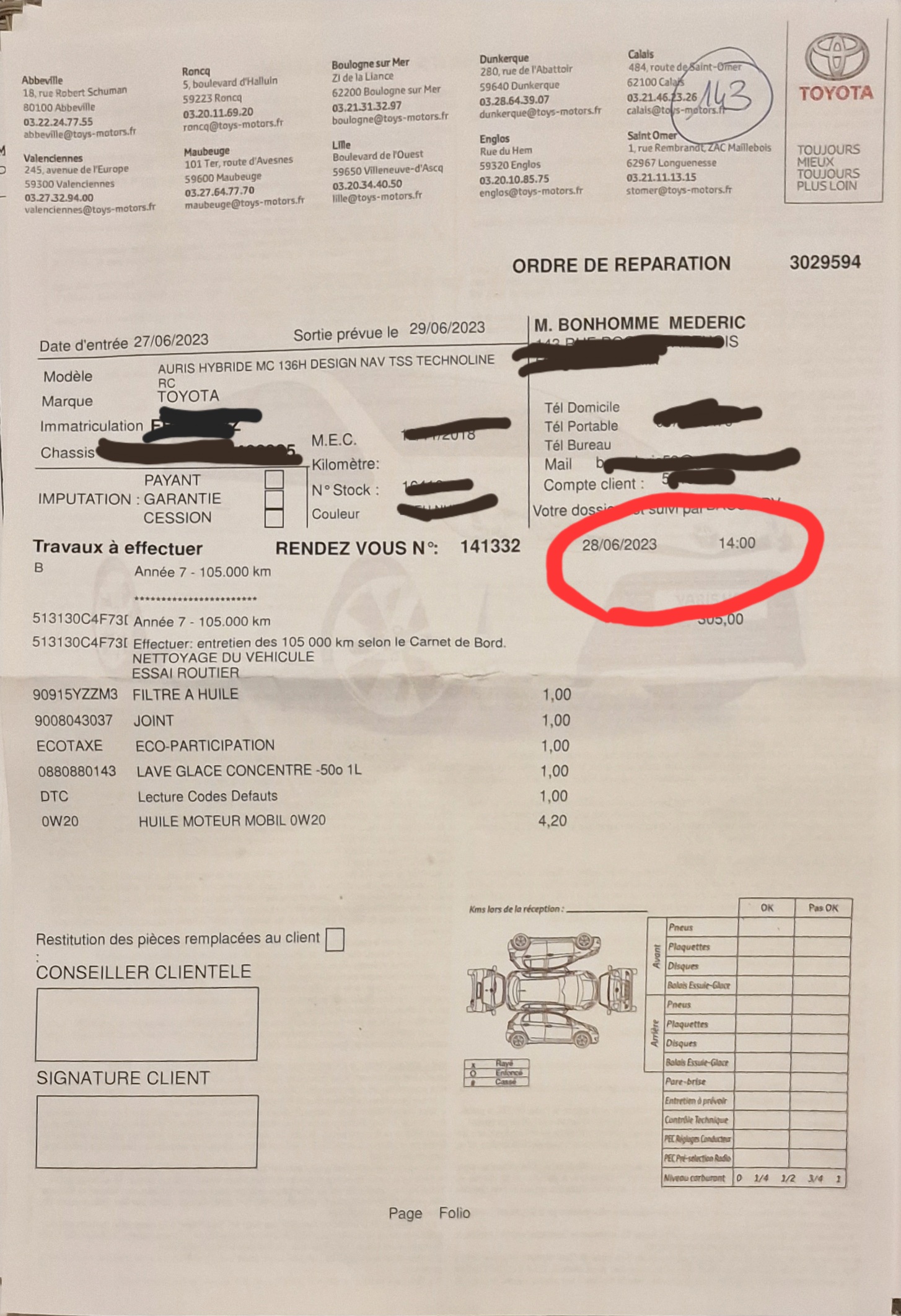 Photo n° 1 de l'avis de Mederic.o fait le 29/06/2023 à 04:16