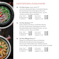 Carte du Cu Thoc Restaurant à Wermelskirchen