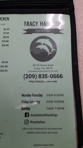 Fish & Chips Restaurant «Tracy Harbour Fish & Chips», reviews and photos, 557 W Clover Rd, Tracy, CA 95376, USA
