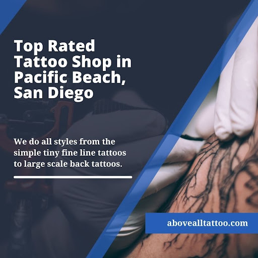 Explore party tattoo ideas, creative tattoo ideas in San Diego, available at Above All Tattoo - Pacific Beach