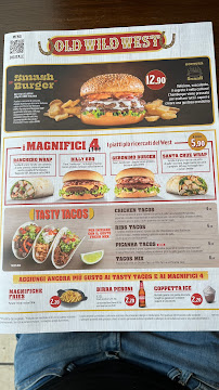 Old Wild West à Orio al Serio menu