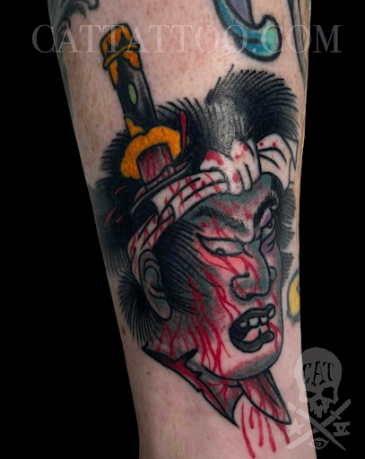 Explore small star tattoo ideas, creative tattoo ideas in Addison, available at Cat Tattoo