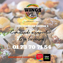 Restaurant Wings and Chill 11e à Paris - menu / carte