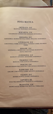 Pizzeria La Pratolina à Rome - menu / carte