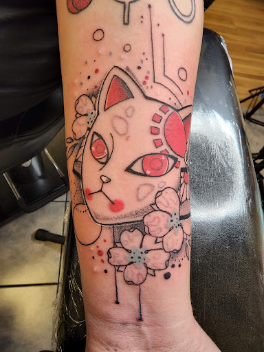 Explore nascar tattoo ideas, creative tattoo ideas in Ocean Springs, available at Heart & Daggers Tattoo Studio LLC