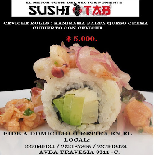 Opiniones de Sushi Tab Travesia en Pudahuel - Restaurante