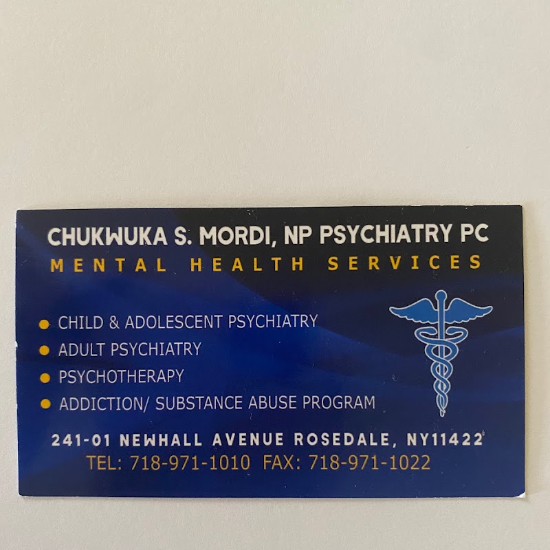 Chukwuka S. Mordi NP Psychiatry PC