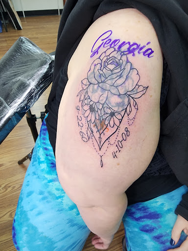 Explore tattoo ideas inside arm, creative tattoo ideas in New Haven, available at The Shire Tattoo Studio