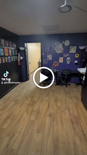 Explore street signs tattoo ideas, creative tattoo ideas in Hillsboro, available at Reflections Art Gallery and Studio