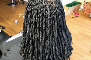 Blessing African hair braiding image