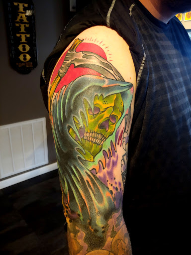 Explore aries tattoo ideas male, creative tattoo ideas in Gadsden, available at Sacred Art Tattoo Company