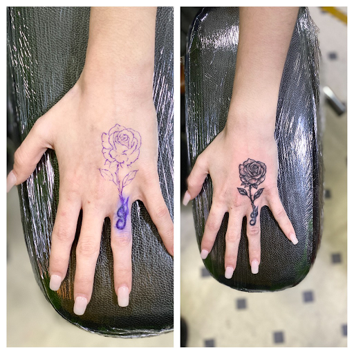 Explore cover up tattoo ideas on forearm, creative tattoo ideas in Evansville, available at Ink Therapy 101