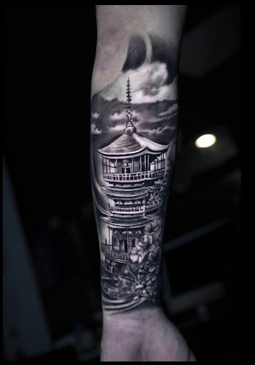 Explore forearm cross tattoo ideas, creative tattoo ideas in Charlotte, available at 4Ever Tattoo Ink Studio