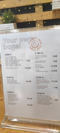Bagel Road à Verona menu