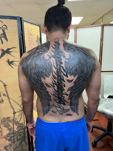 Explore purge tattoo ideas, creative tattoo ideas in Jackson Heights, available at studio 316 Tattoo & Body Piercing